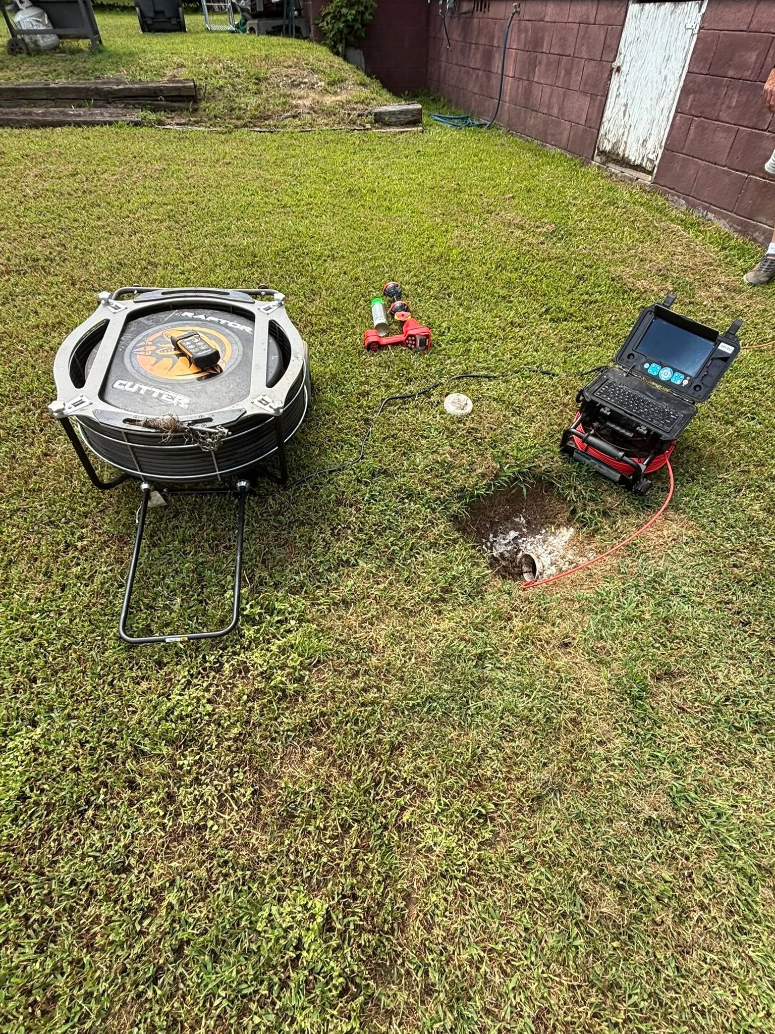 Drain camera inspection